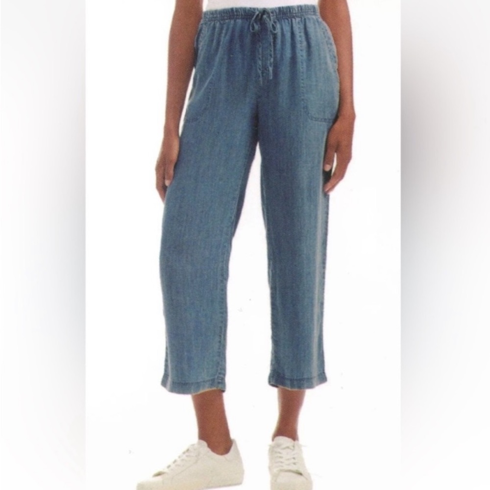 Splendid Blue Cropped Pants